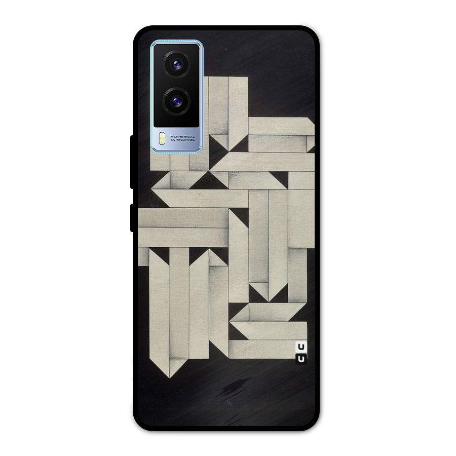 Ancient Rugged Metal Back Case for Vivo V21e 5G