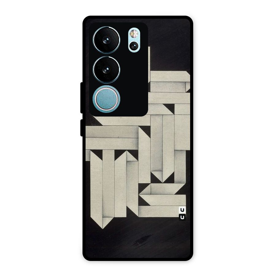 Ancient Rugged Metal Back Case for Vivo V29 Pro