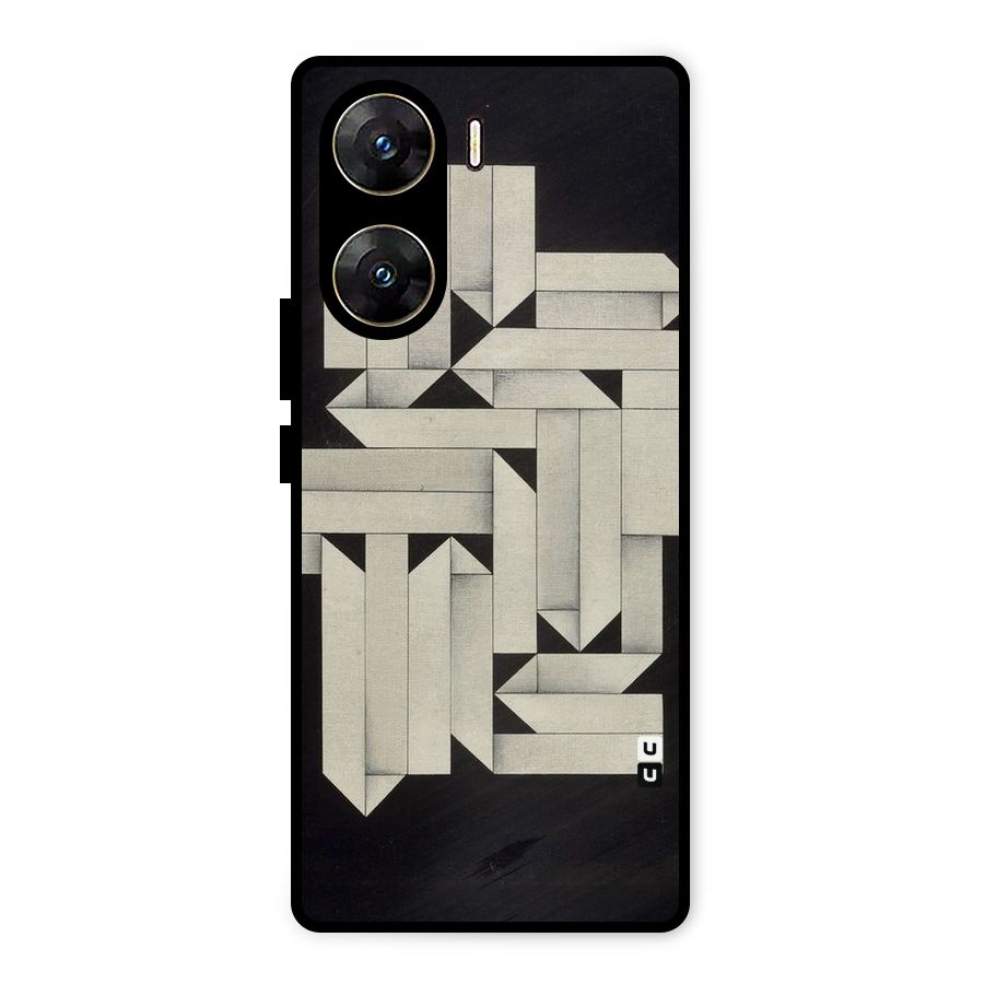 Ancient Rugged Metal Back Case for Vivo V29e