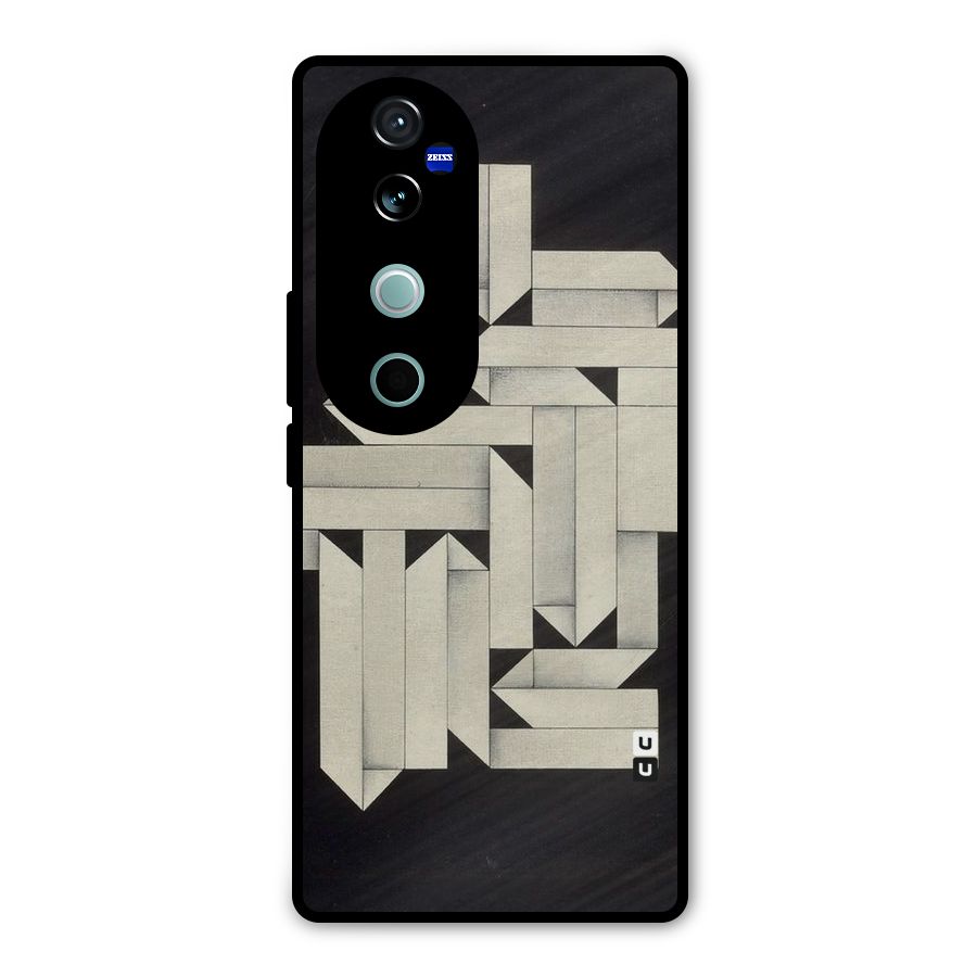 Ancient Rugged Metal Back Case for Vivo V40 Pro