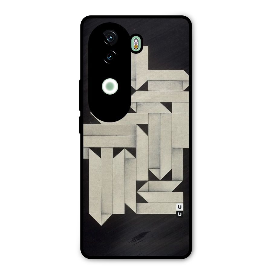Ancient Rugged Metal Back Case for Vivo V40e
