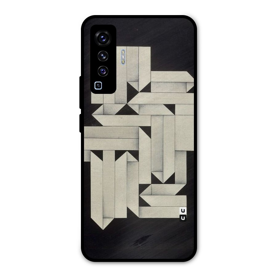 Ancient Rugged Metal Back Case for Vivo X50