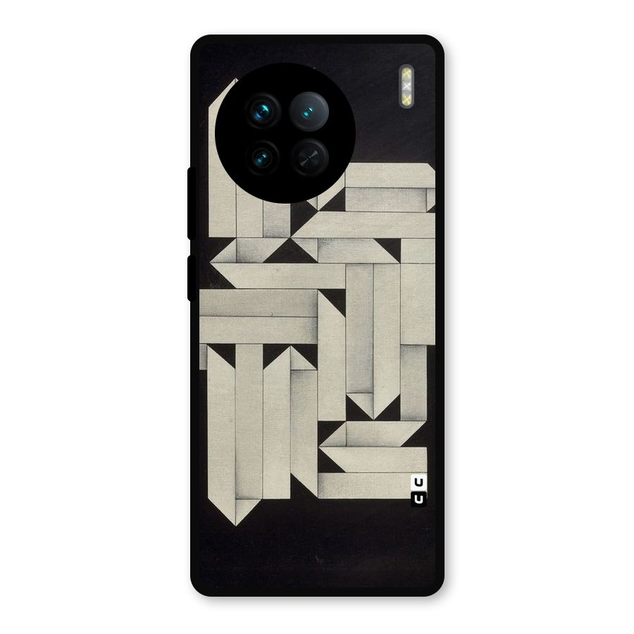 Ancient Rugged Metal Back Case for Vivo X90