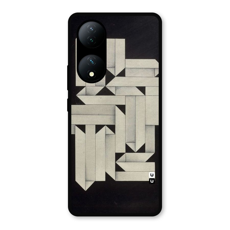 Ancient Rugged Metal Back Case for Vivo Y100