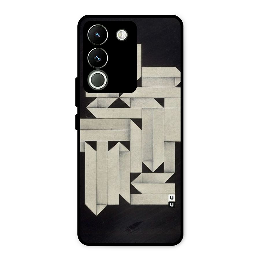 Ancient Rugged Metal Back Case for Vivo Y200