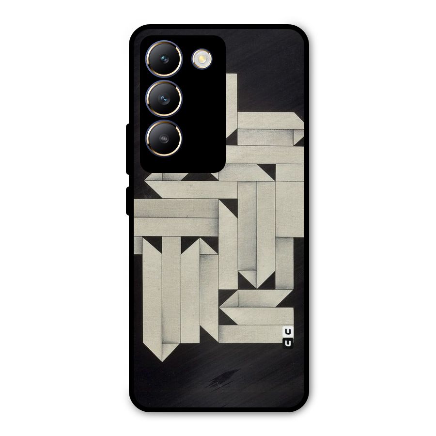 Ancient Rugged Metal Back Case for Vivo Y200e