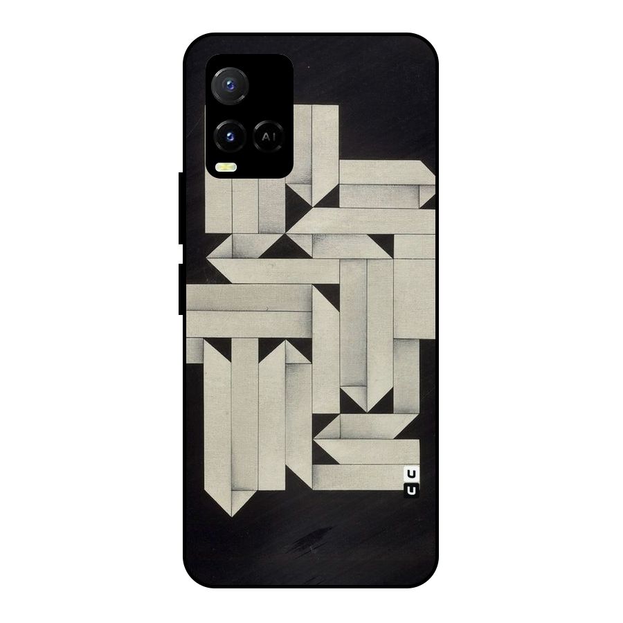 Ancient Rugged Metal Back Case for Vivo Y21A