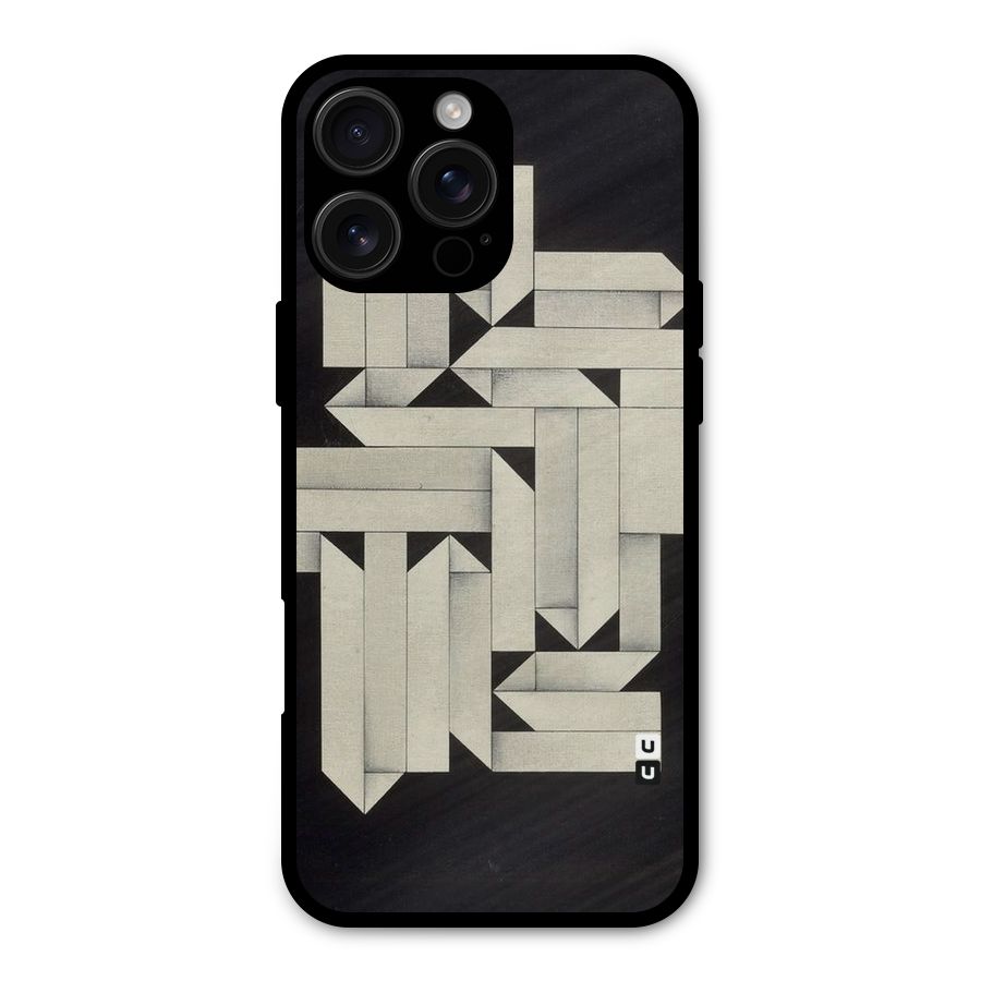 Ancient Rugged Metal Back Case for iPhone 16 Pro Max