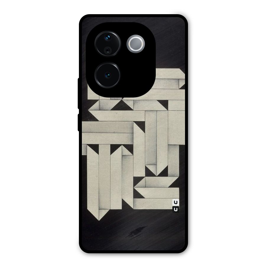 Ancient Rugged Metal Back Case for iQOO Z9s Pro