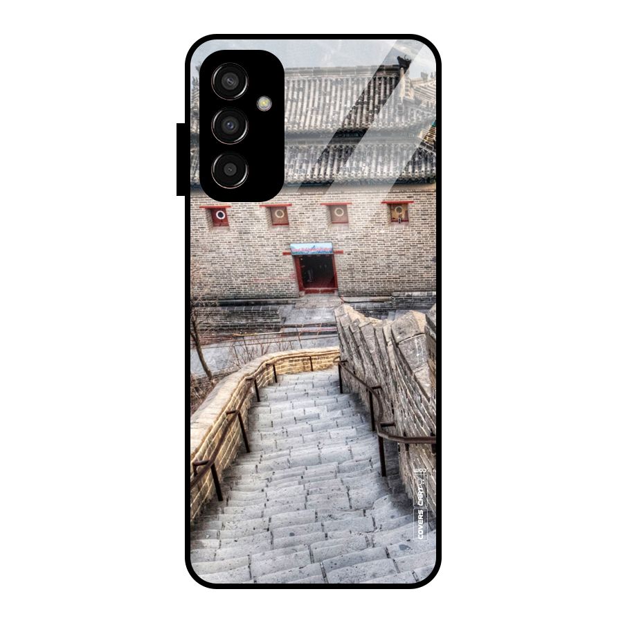 Ancient Strairs Glass Back Case for Galaxy F13