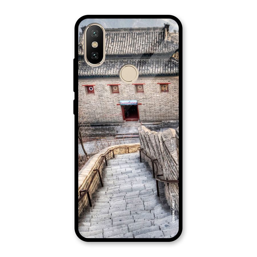 Ancient Strairs Glass Back Case for Redmi A2