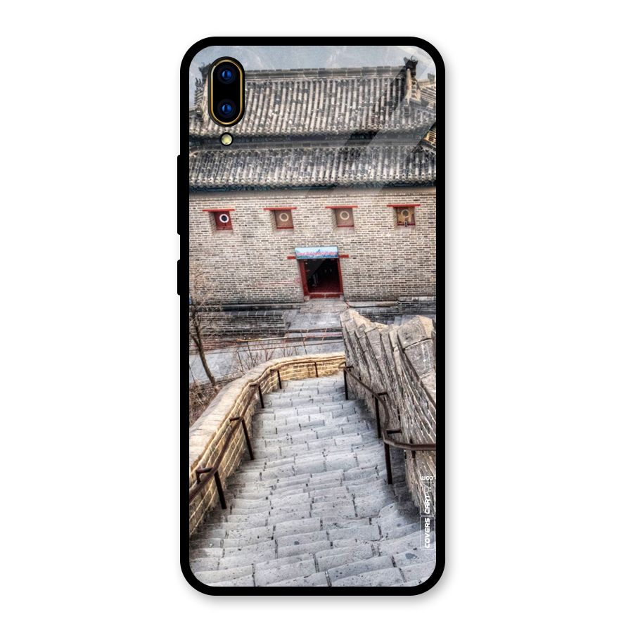 Ancient Strairs Glass Back Case for Vivo V11 Pro