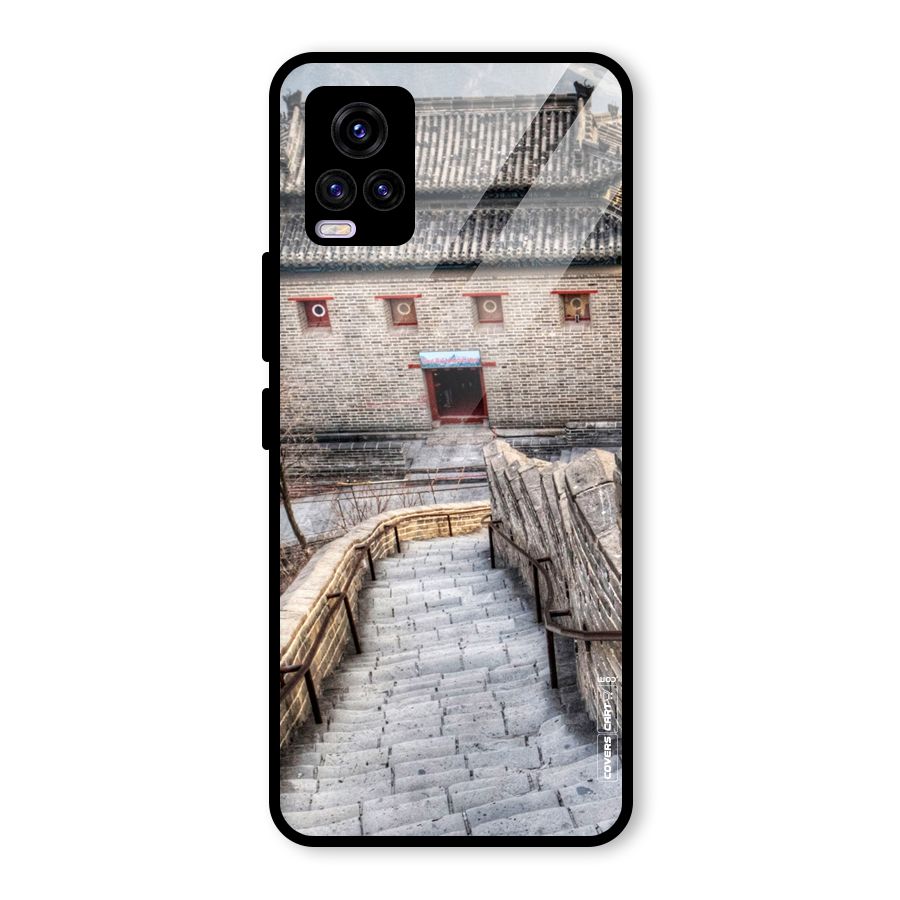 Ancient Strairs Glass Back Case for Vivo V20 2021