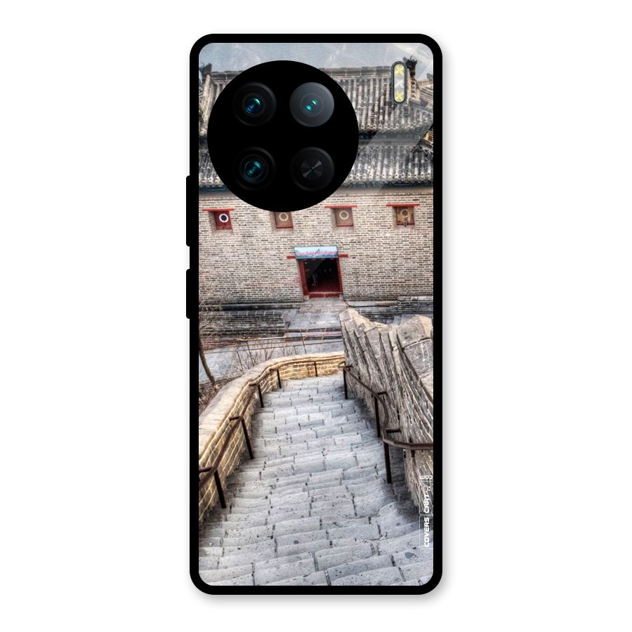 Ancient Strairs Glass Back Case for Vivo X90 Pro