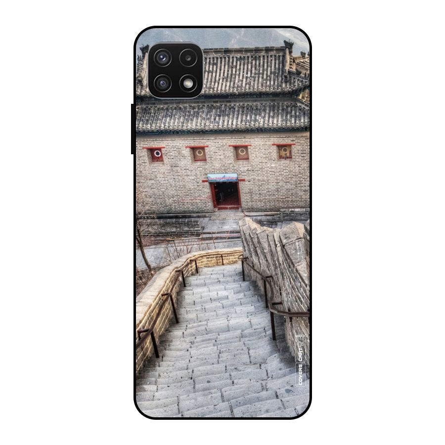 Ancient Strairs Metal Back Case for Galaxy A22 5G