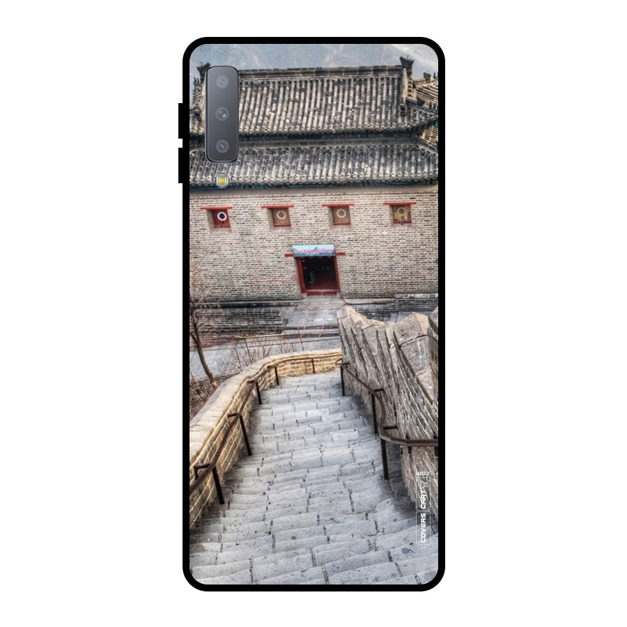 Ancient Strairs Metal Back Case for Galaxy A7 (2018)
