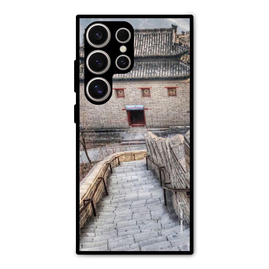 Ancient Strairs Metal Back Case for Galaxy S24 Ultra
