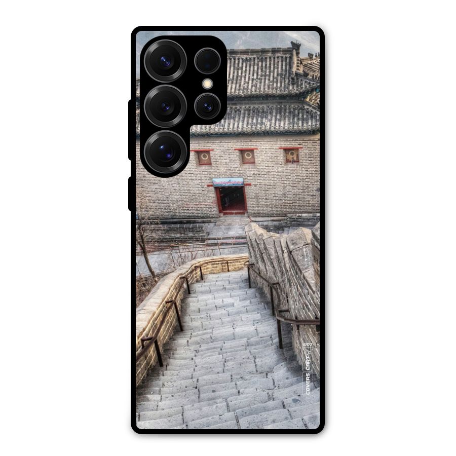 Ancient Strairs Metal Back Case for Galaxy S25 Ultra