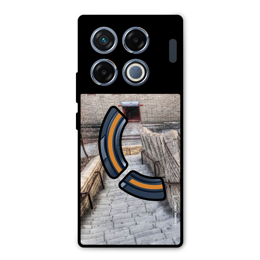Ancient Strairs Metal Back Case for Infinix GT 20 Pro