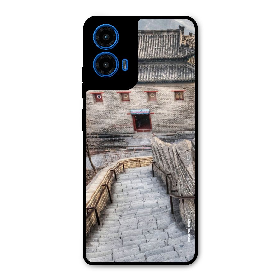 Ancient Strairs Metal Back Case for Moto G45