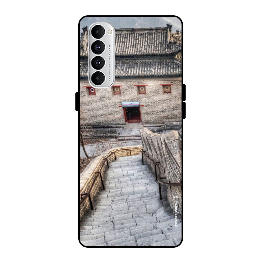 Ancient Strairs Metal Back Case for Oppo Reno4 Pro