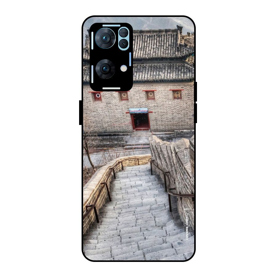 Ancient Strairs Metal Back Case for Oppo Reno7 Pro 5G