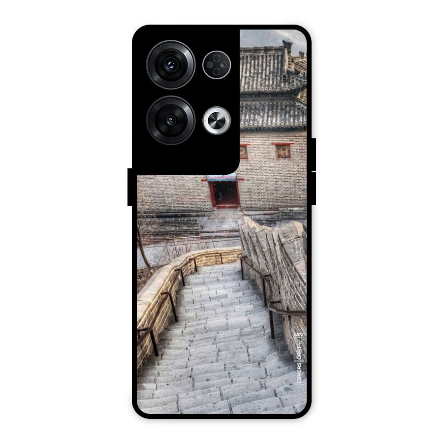 Ancient Strairs Metal Back Case for Oppo Reno8 Pro 5G