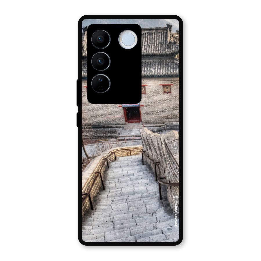 Ancient Strairs Metal Back Case for Vivo V27 Pro