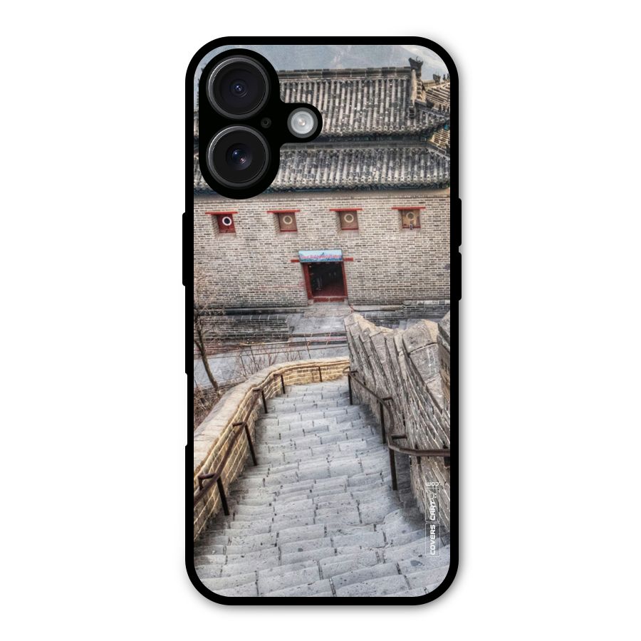 Ancient Strairs Metal Back Case for iPhone 16