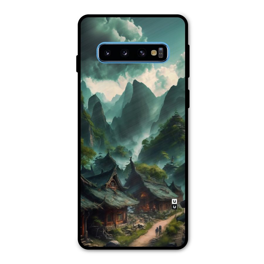 Ancient Village Metal Back Case for Galaxy S10