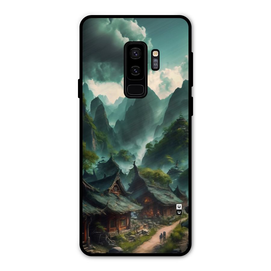 Ancient Village Metal Back Case for Galaxy S9 Plus