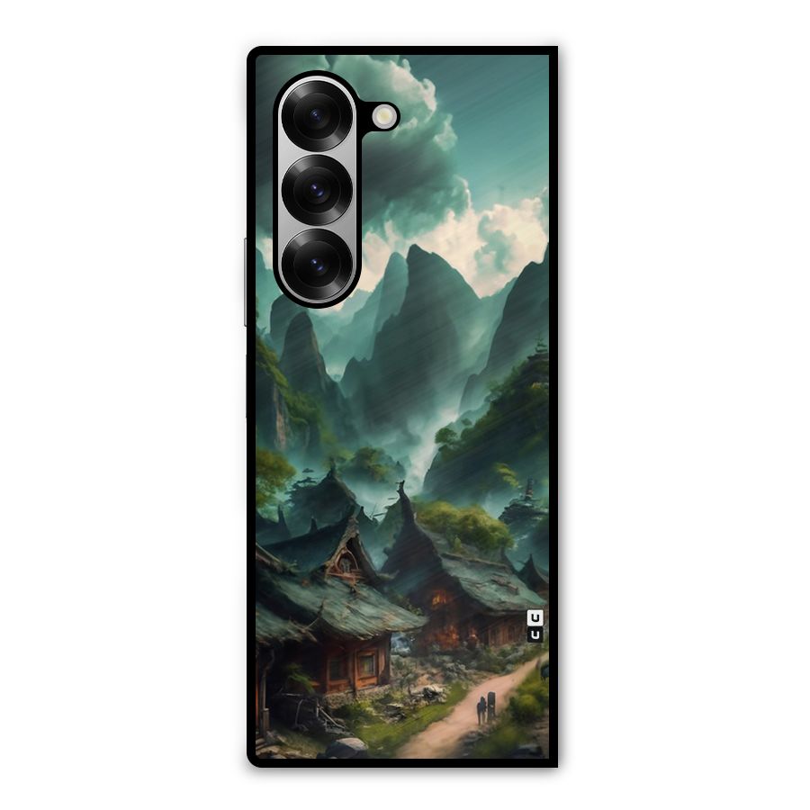 Ancient Village Metal Back Case for Galaxy Z Fold6