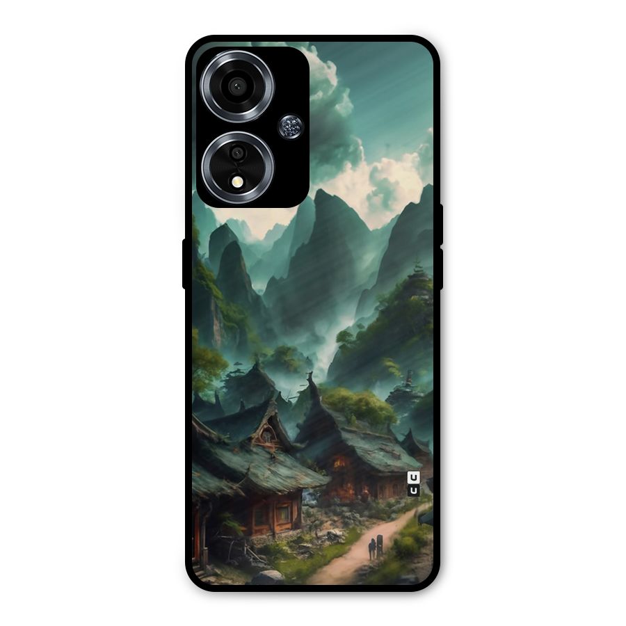 Ancient Village Metal Back Case for Oppo A59
