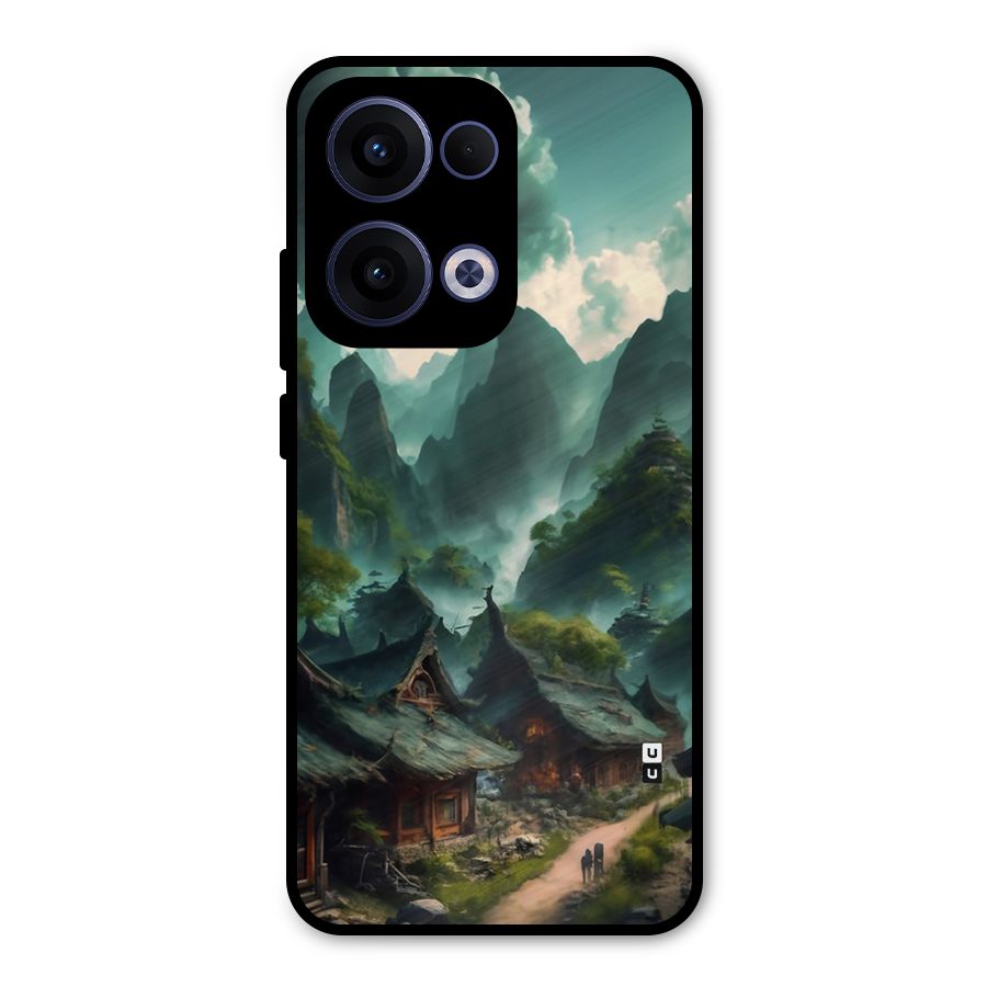 Ancient Village Metal Back Case for Oppo Reno13