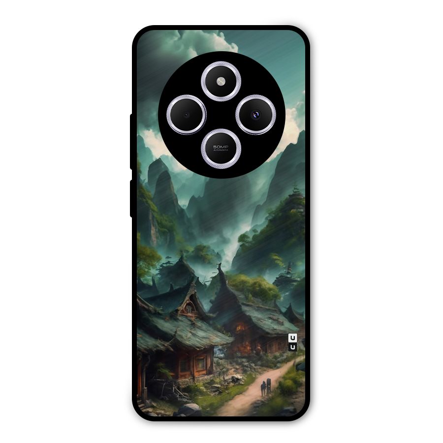 Ancient Village Metal Back Case for Poco C75 5G