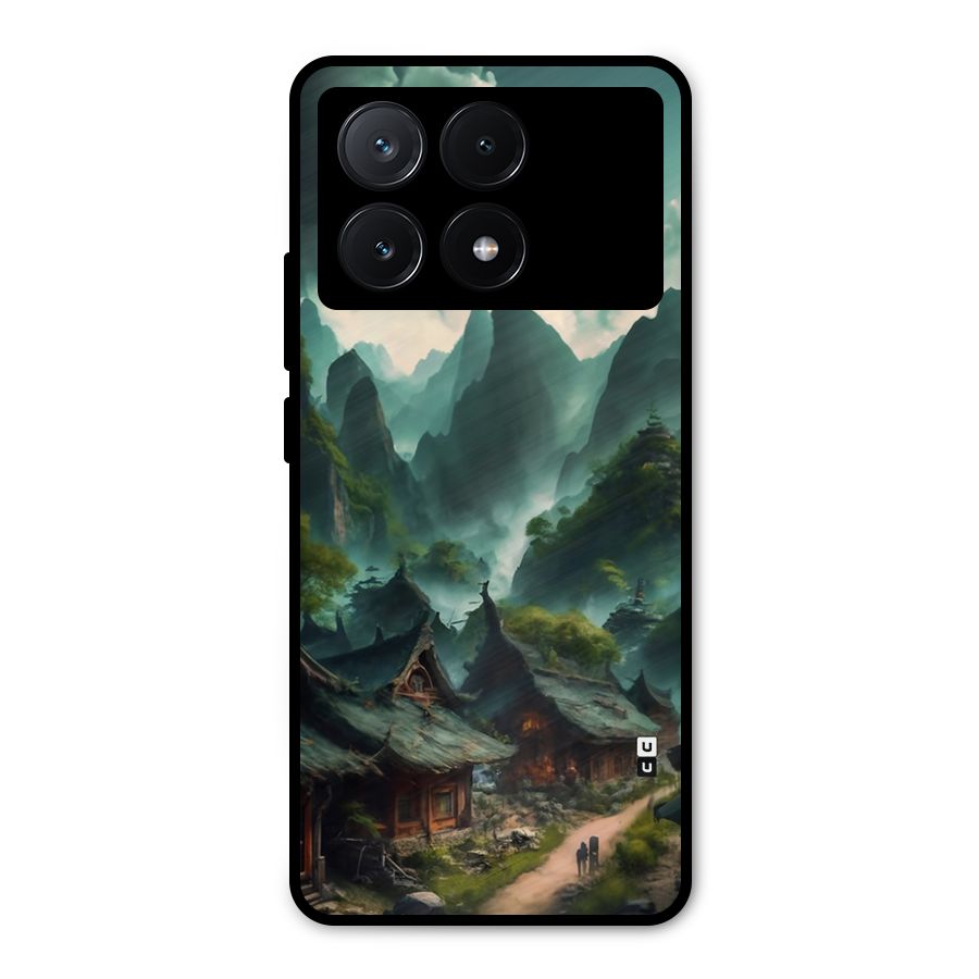 Ancient Village Metal Back Case for Poco X6 Pro