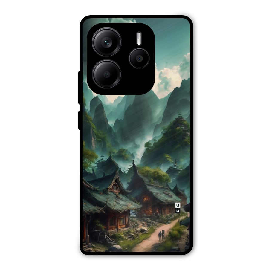 Ancient Village Metal Back Case for Redmi Note 14 5G