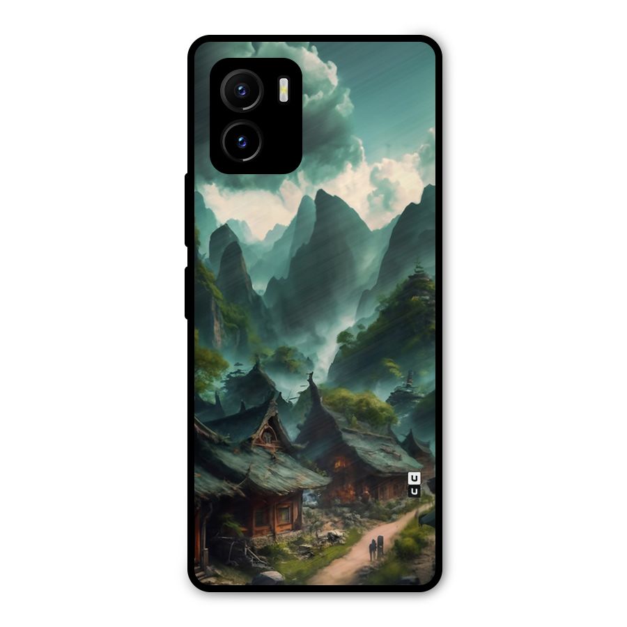 Ancient Village Metal Back Case for Vivo Y15s