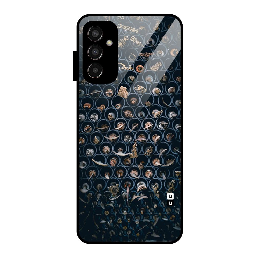 Ancient Wall Circles Glass Back Case for Galaxy F13