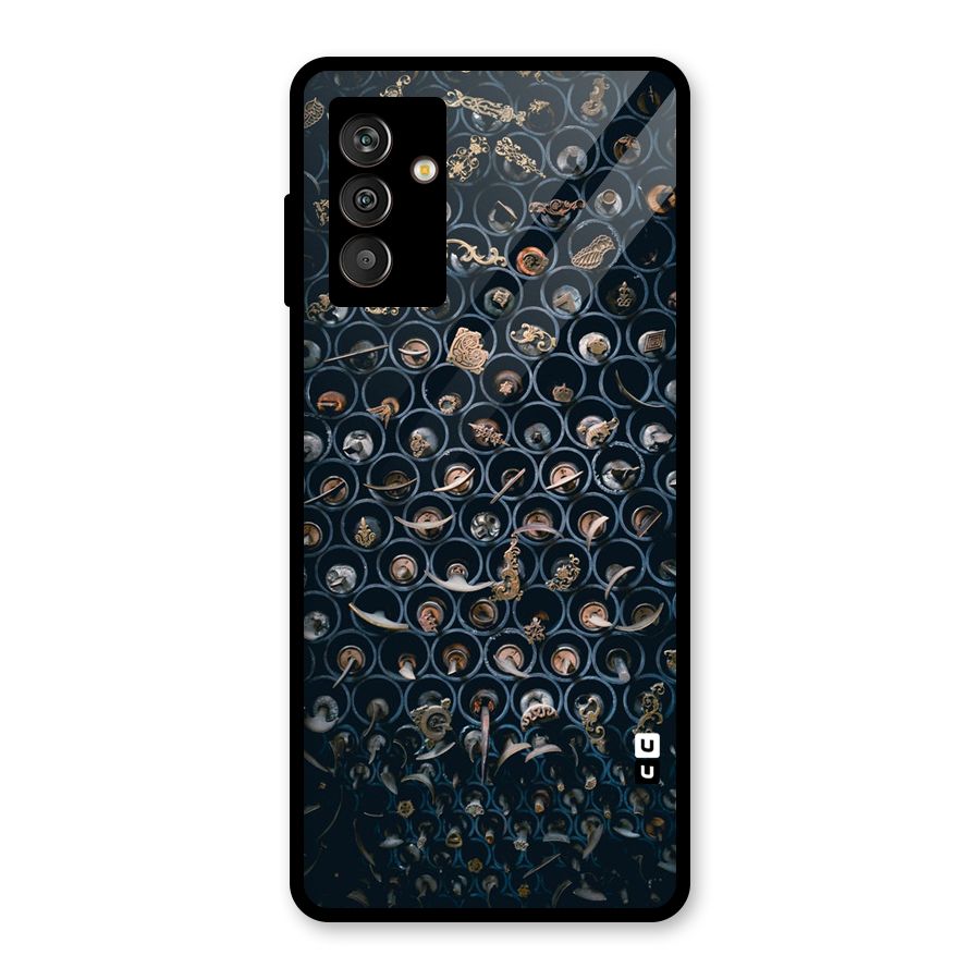 Ancient Wall Circles Glass Back Case for Galaxy M13