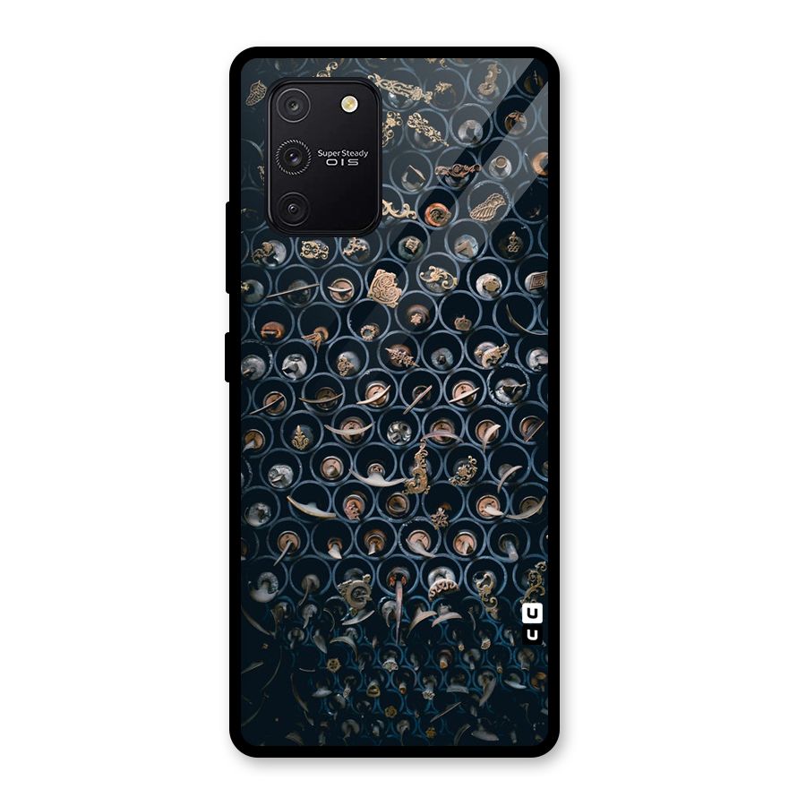 Ancient Wall Circles Glass Back Case for Galaxy S10 Lite