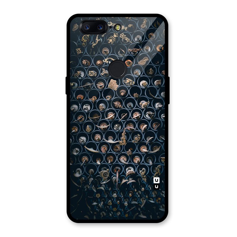 Ancient Wall Circles Glass Back Case for OnePlus 5T