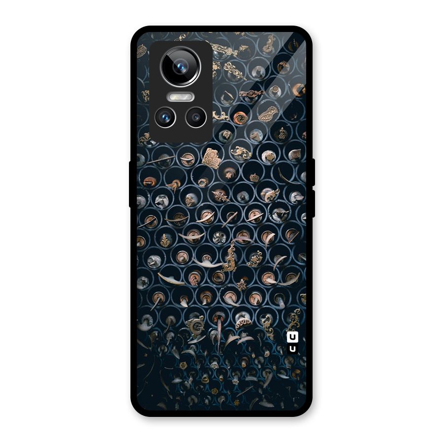 Ancient Wall Circles Glass Back Case for Realme GT Neo 3