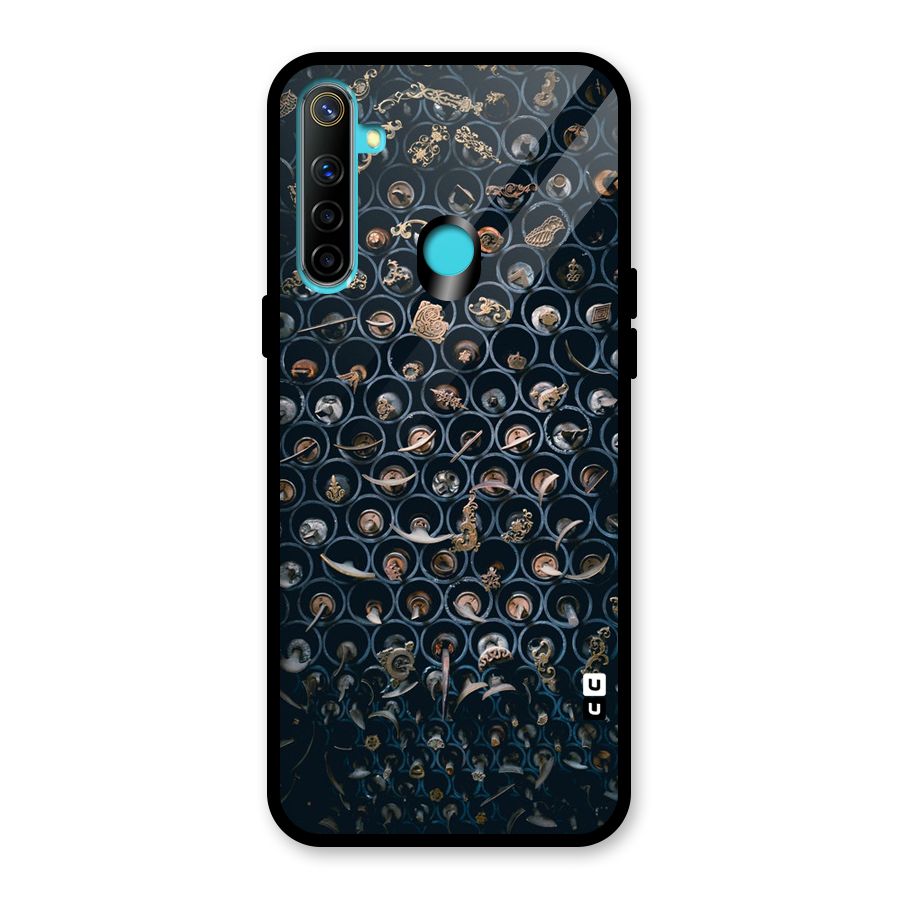 Ancient Wall Circles Glass Back Case for Realme Narzo 10