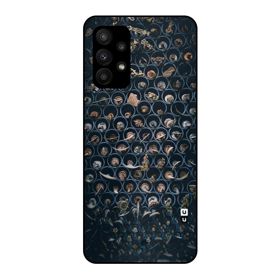 Ancient Wall Circles Metal Back Case for Galaxy A23