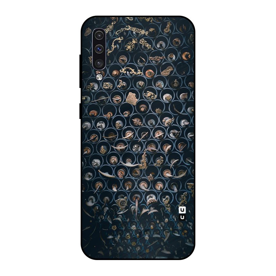 Ancient Wall Circles Metal Back Case for Galaxy A30s