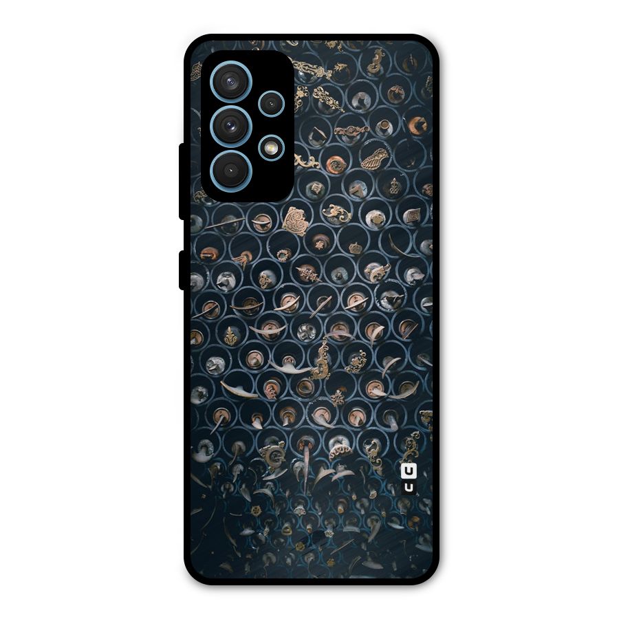 Ancient Wall Circles Metal Back Case for Galaxy A32