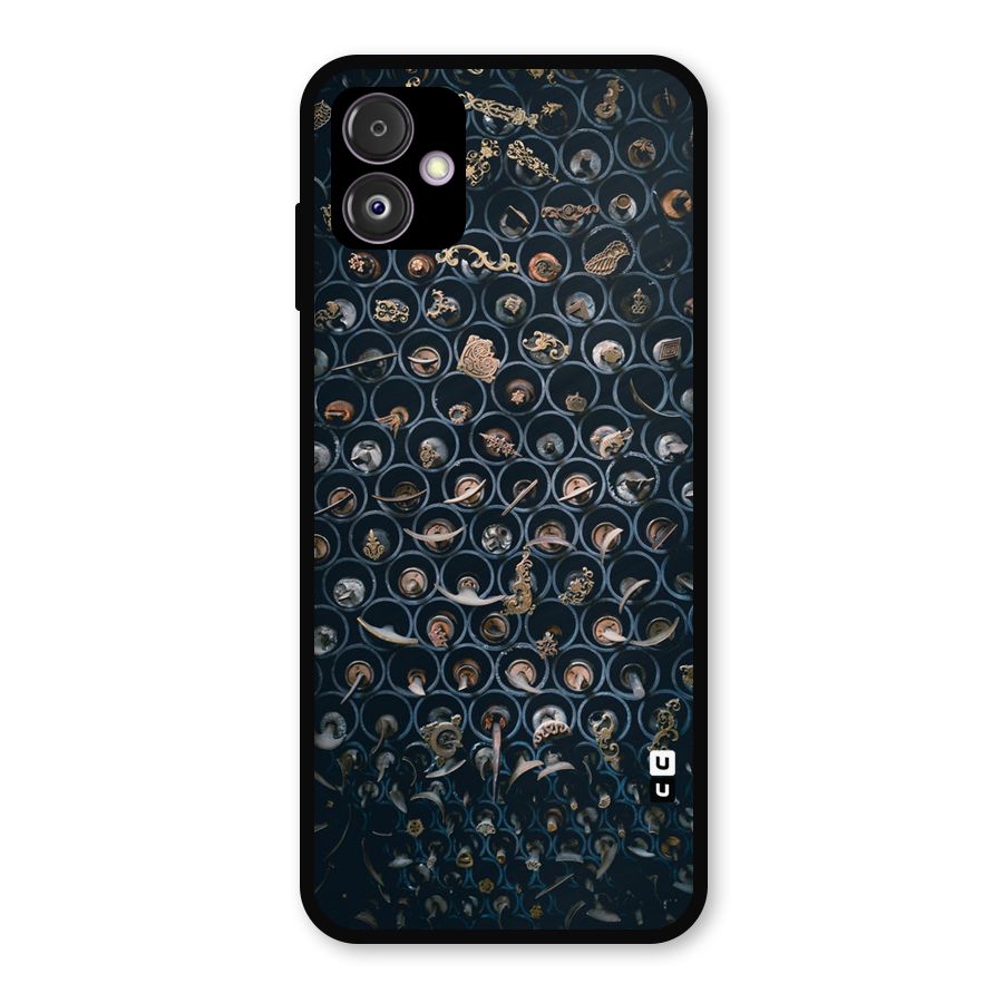 Ancient Wall Circles Metal Back Case for Galaxy F14