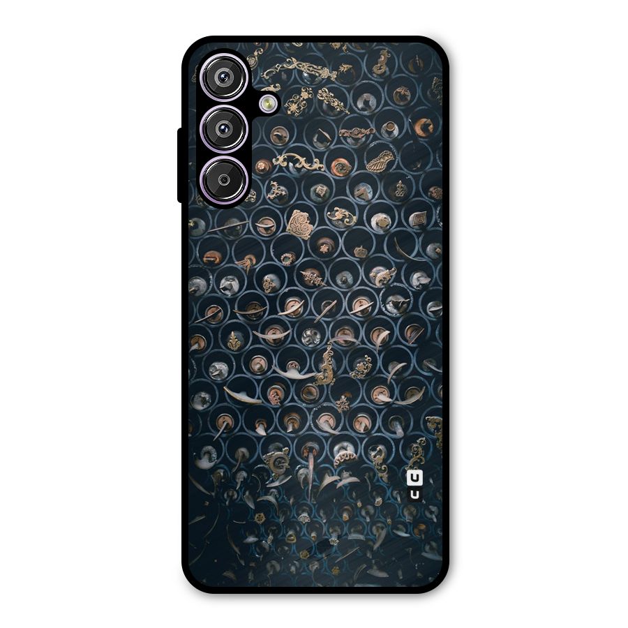 Ancient Wall Circles Metal Back Case for Galaxy F15