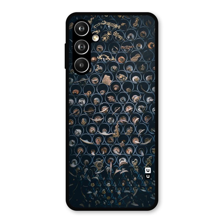 Ancient Wall Circles Metal Back Case for Galaxy F54